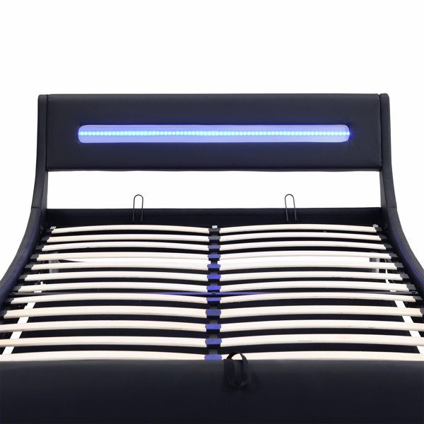 Ivy Bronx Knel Upholstered Storage Bed, Low Profile Platform Bed with